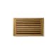 Bambu 14-Inch L by 8-1/2-Inch W by 1-1/4-Inch H Gaby Crumb Board, Golden Brown