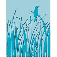 Cuttlebug A2 Embossing Folder: Bird Call