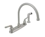 Citidel 8 Satin Nickel Center Kitchen Faucet w/Sprayer