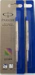 Ball pen refill BLUE twin pack medium