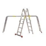 Buy Climb-Pro by Michigan Ladder 345916 16.5-Foot Aluminum Articulated Ladder by Climb-Pro
