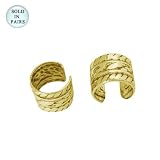 31twrxgTsrL. SL160  Ear Cuffs 14k Gold Plated Antique Design