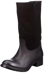 Buffalo London R 0122 OIL BUCK 135682, Damen Boots, Schwarz (BLACK 01), EU 39