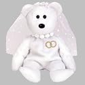Ty Beanie Babies Mrs the Bride Bear Retired