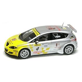 Scalextric 1:32 Slot Car Seat Leon BTCC Jason Plato No. 4 C2705 by Scalextric