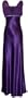Satin Chiffon Prom Dress Holiday Formal Gown Crystals Full Length Junior Plus Size