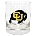 Colorado Golden Buffaloes NCAA Rocks Glass