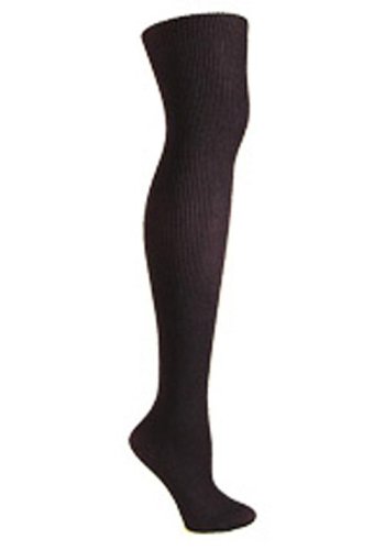 Ellen Tracy Wool Rib Tights Hosiery