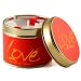 Lily Flame Scented Candle Tin – Love
