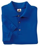 Hanes Stedman - 7-Ounce Pique Knit Sport Shirt Royal-3XL