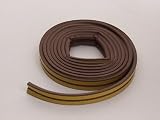 Mr Cosy EPDM Rubber Strip Long Life Draught Excluder 5m Brown