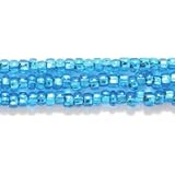 Preciosa Ornela Czech Silver Lined Seed Bead, Dark Aqua, Size 10/0
