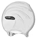 San Jamar R2090 Oceans Single 9" Jumbo Bath Tissue Dispenser, 10-1/4" Width x 12" Height x 5-5/8" Depth, White Sand