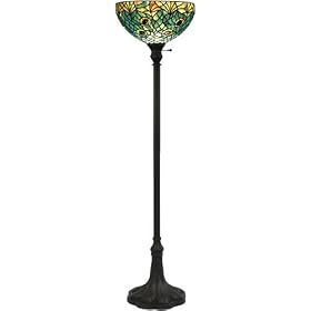 Lite Source C6866 Torch Lamp - Dark Bronze
