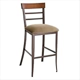 Amisco 40214-26 America 26 Cate Upholstered Counter Stool