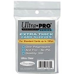 Ultra-PRO Extra Thick Card Sleeves for Thick Jersey or Memorabilia Sports Trading Cards