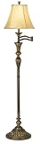Kathy Ireland Regal Medallion Swing Arm Floor Lamp