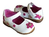 L'Amour Toddler Girls Mary Janes Shoes Patent White Floral