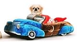 Plush Woodie Dog Bed - 32 x 18