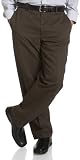  : Docker's Men's Flat Front Comfort Khaki, Bark, 30x30