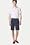Flat Front Poplin Plaid Bermuda Short