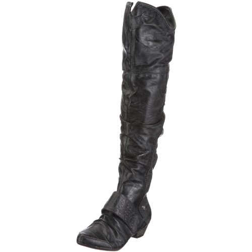 Mustang 1023-505 Damen-Stiefel, Damen Stiefel, Grau (stein 200), EU 37