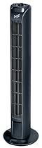 Comfort Zone CZTF1BK - 31" Oscillating Tower Fan, Black
