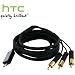 Audio and Video Cables | Audio Visual Cables | Composite Cables - HTC AV Cable for HTC ADR6300, Vision (Micro USB to Composite)
