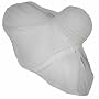 PURE WHITE ULTRA WIDE 8" SHAPEABLE BRIM FLOPPY HAT