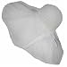 PURE WHITE ULTRA WIDE 8 SHAPEABLE BRIM FLOPPY HAT