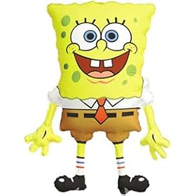 SpongeBob Jumbo Shaped Mylar Balloon - 22" x 28"