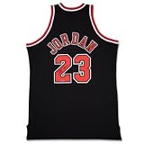 Michael Jordan Signed Chicago Bulls Black Jersey UDA