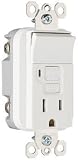 PASS & SEYMOUR 1595SWTTRWCC4 COMBINATION GFCI REC/SWITCH 15A WHITE