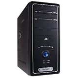 12-Bay ATX Computer Case with Front Panel LED (Black)