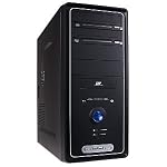 12-Bay ATX Computer Case with Front Panel LED (Black)