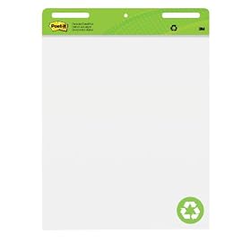 Post-it Recycled Meeting Chart Pad - Self-Adhesive - Repositionable - 30 Sheets - A1 - 635 mm x 762 mm