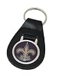 New Orleans Saints Leather Key Chain