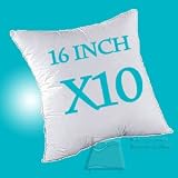 Matching Bedrooms Hollowfibre Cushion Pad/Inner 16,  Pack of 10