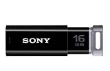 【16GB】 SONY/ソニー USB3.0対応 スタイリッシュ＆カラフルなデザインノックスライド USBフラッシュメモリー 海外リテール品 ブラック USM16GU/BC