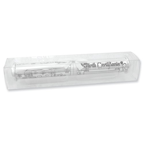 Silver-plated Birth Certificate Holder Silver-plated Birth Certificate Holder