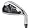 Callaway Lady Fusion FT Iron Set (4 thru PW, SW): right, Callaway FT Ladies Graphite