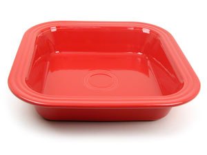Homer Laughlin China Co. Fiesta?? Scarlet Square Baking Dish 9-in.