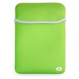ACER ASPIRE ONE IBM LENOVO Netbook PC GREEN NEON - LIGHT BLUE Soft NEOPRENE SLEEVE CASE... by 