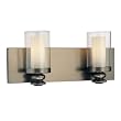 Minka Harvard Ct 2 Light Bath in Bronze Finish 6362-281