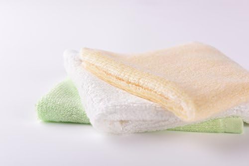 Bamboo Washcloths for Baby By Right Purpose 3 Pack Organic Soft 10"x10" Durable Gentle