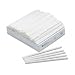 C-Line 34447 Slide-'N-Grip Binding Bars For Report Covers, 40-Sheet Capacity, White, 100/Box