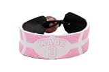 NBA Miami Heat Dwayne Wade Pink Jersey bracelet
