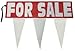 Tangle-free Flagpole (White) With White Adjustable Bracket SALE!
