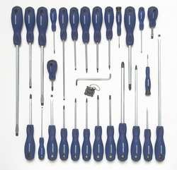 Westward 1CLG1 Combination Screwdriver Set, 29 PC