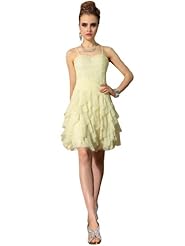 Pleated Beaded Sweetheart Chiffon/Polyester Floral Print Spaghetti Strap Bridesmaid Dress 